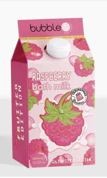 Bubble T Raspberry Bubble Bath Milk