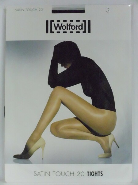 Wolford Satin Touch 20 Nearly Black S