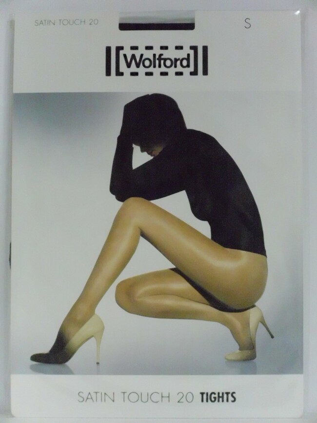 Wolford Satin Touch 20 Nearly Black S