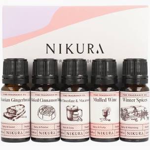 Nikura Fragrance Oil Set- Christmas Scents