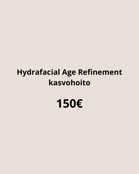 3.Hydrafacial Age Refinement kasvohoito