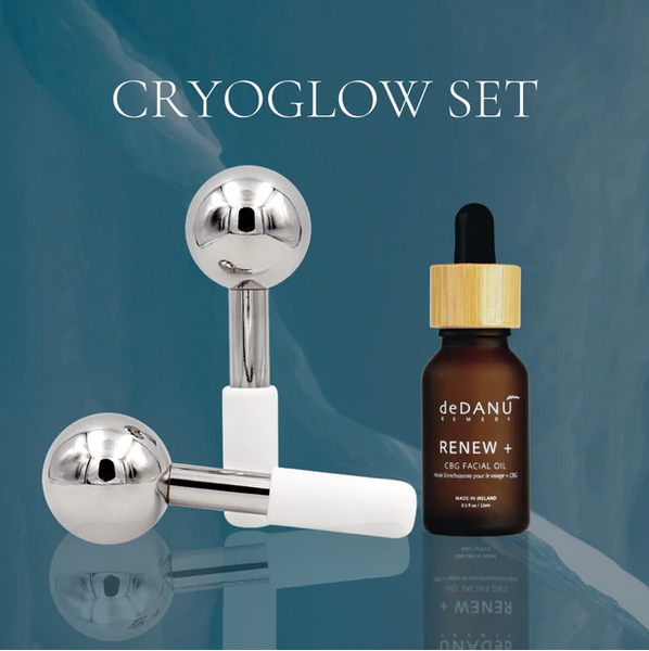 deDANU Cryo Globes & Facial Oil Set