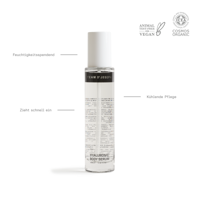 Straffendes, feuchtigkeitsspendendes Körperserum, After Sun, HYALURONIC BODY SERUM, 100ml