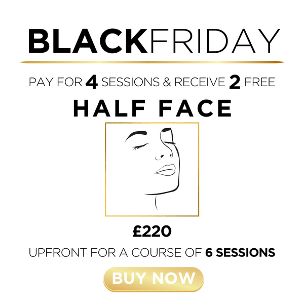 b) Half Face - 2 FREE Sessions!