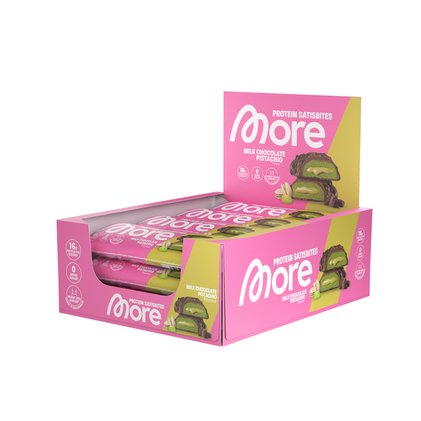 More Protein Statisbites Milk Chocolate Pistachio [ 1 Riegel]